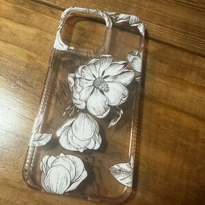 Floral Clear Phone Case
